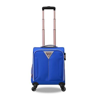 TUCCI Italy 16-Inch Underseat Carry-On Luggage with Spinner Wheels