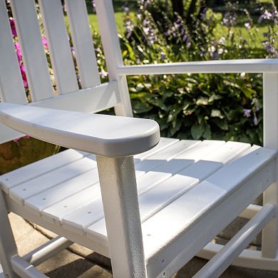 POLYWOOD Vineyard Rocking Chairs and Side Table 3-Piece Set