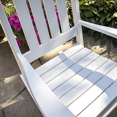 POLYWOOD Vineyard Rocking Chairs and Side Table 3-Piece Set