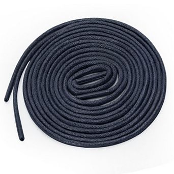2 Pairs Round Waxed Shoelaces Colored Oxford for Dress Shoes Boots 35.43"