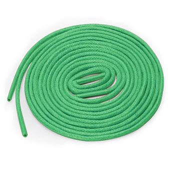 2 Pairs Round Waxed Shoelaces Colored Oxford for Dress Shoes Boots 35.43"