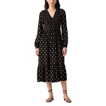 Women's Levi's® Long Sleeve V-Neck Midi Dress