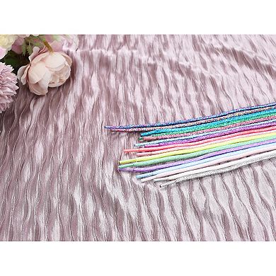 1 Pair Glitter Shiny Shoelace Sparkling Sneakers Round Shoe Laces Strings 47.24"