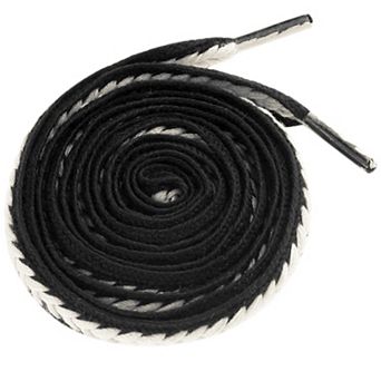 1 Pair Wide Fat Shoe Laces for Sneakers, Contrast Color Braided Twist Weave Shoeslaces 62.99"