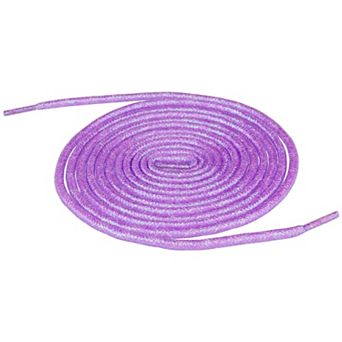 1 Pair Glitter Shiny Shoelace Sparkling Shimmery Sneakers Round Shoe Strings 27.56"