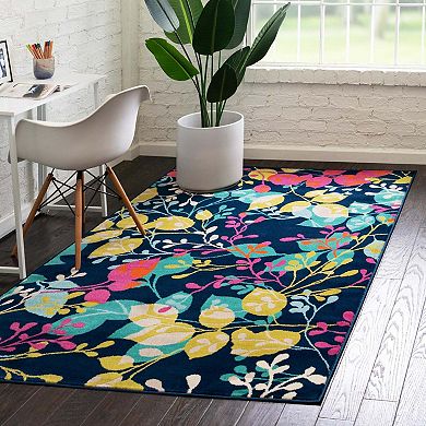 Unique Loom Indica Azalea Throw Rug