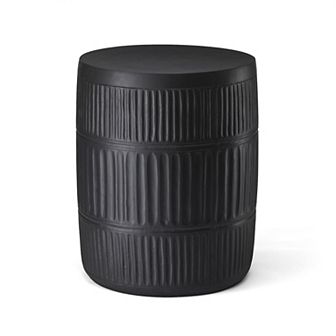 Glitzhome 18.5''H MGO Textured Garden Stool or Accent Table