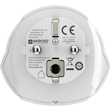 SKROSS World Adapter to Europe