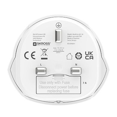SKROSS World Adapter to UK
