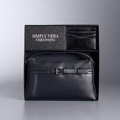 Simply Vera Vera Wang Crossbody Bag and Card Case Gift Set