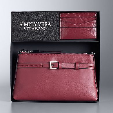 Simply Vera Vera Wang Crossbody Bag and Card Case Gift Set