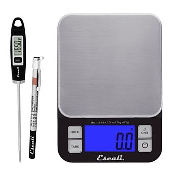 Escali Kitchen Scale & Thermometer Kit