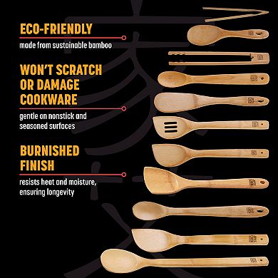 Joyce Chen 11 Piece Burnished Bamboo Utensil Set