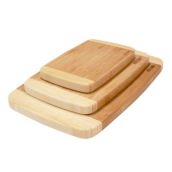 Joyce Chen Burnished Bamboo Cutting Board 3 Pack Bundle