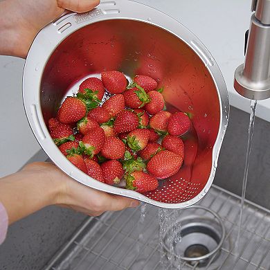 Joyce Chen 3-in-1 Rice Washer, Colander, and Strainer