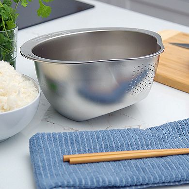 Joyce Chen 3-in-1 Rice Washer, Colander, and Strainer