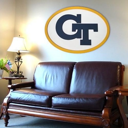 Georgia Tech Yellow Jackets 46-inch Carved Wall Art