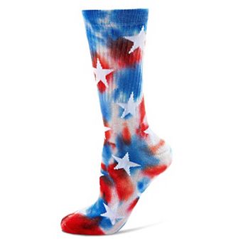 Women's Americana Ribbed Half Cushion Crew Sock With Arch Support