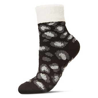 Leopard Print Yummy Fuzzy Sock