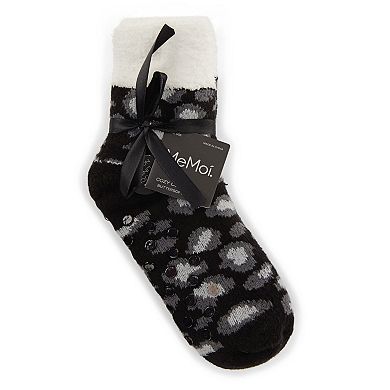 Leopard Print Yummy Fuzzy Sock