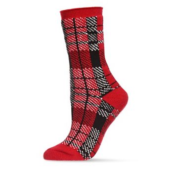 Women's Plaid Buttersoft Cozy And Warm Crew Socks