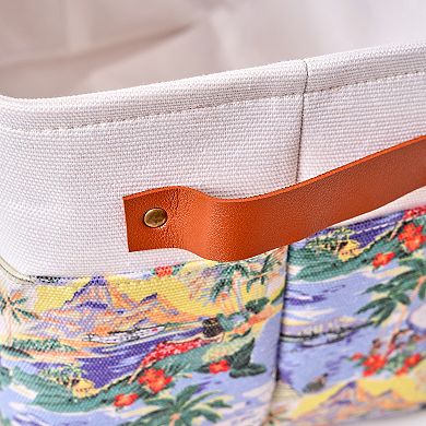 American Art Decor Kona Coast by Reyn Spooner 50th State Flower 3 pc. Basket Set