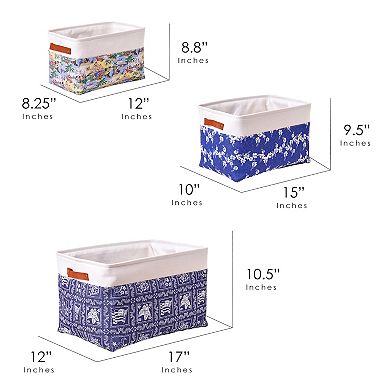 American Art Decor Kona Coast by Reyn Spooner 50th State Flower 3 pc. Basket Set