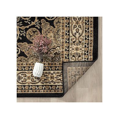 Luxe Weavers Floral Medallion Area Rug