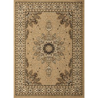 Luxe Weavers Floral Medallion Area Rug
