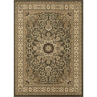 Luxe Weavers Floral Medallion Area Rug