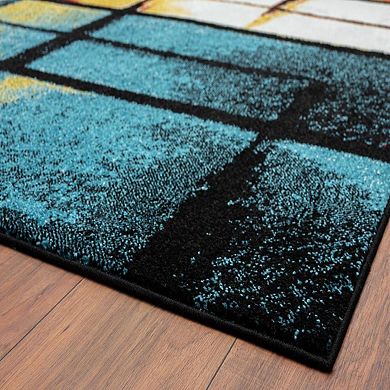Luxe Weavers Art Deco Geometric Area Rug
