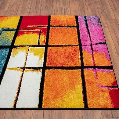 Luxe Weavers Art Deco Geometric Area Rug