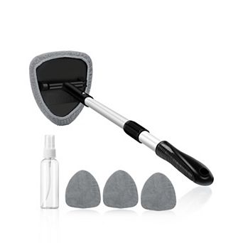 AstroAI Car Windshield Cleaner, Car Window Cleaner Cleaning Tool Kit with 4 Reusable Pads
