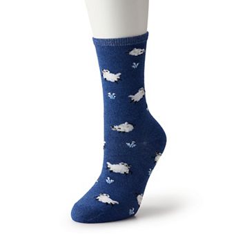 Women's Allover Animal Icon Crew Socks