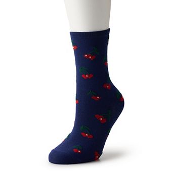 Women's Novelty Print Crew Socks