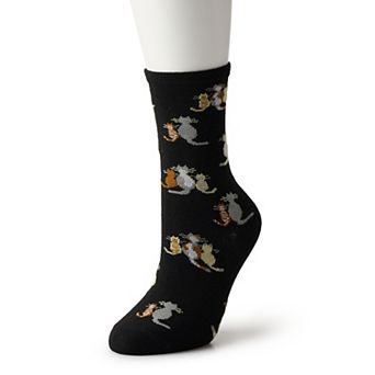 Women's CAT Family Crew Socks