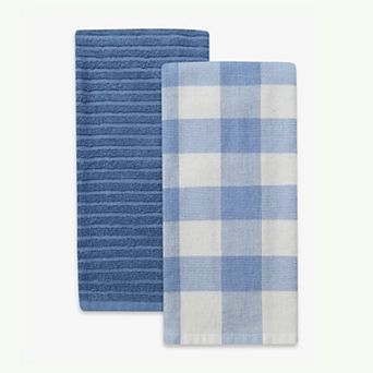Mingle & Co. Dual-Purpose Gingham Towel 2-Pack