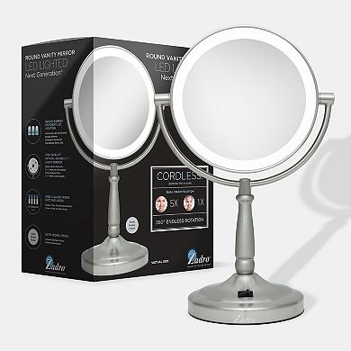 Zadro Inc. Cordless Lighted Makeup Mirror with Magnification