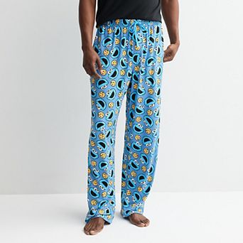 Men's Sesame Street Cookie Monster Yummy Pajama Pants