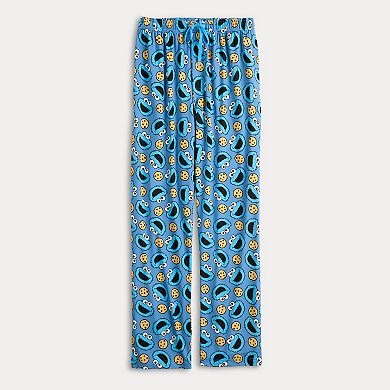 Men's Sesame Street Cookie Monster Yummy Pajama Pants