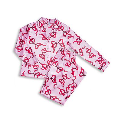 Women's Lilac&London 2-pc. Pajama Top & Pajama Bottoms Set