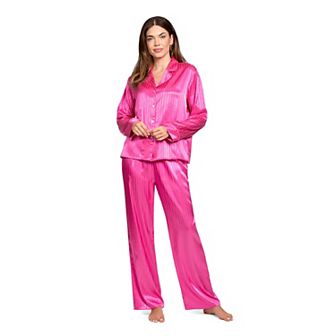 Women's Lilac&London 2 pc Pajama Top & Pajama Bottoms Set