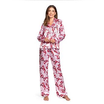 Women's Lilac&London 2 pc Pajama Top & Pajama Bottoms Set