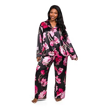Plus Size Lilac&London 2 pc Pajama Top & Pajama Bottoms Set