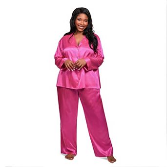Plus Size Lilac&London 2 pc Pajama Top & Pajama Bottoms Set