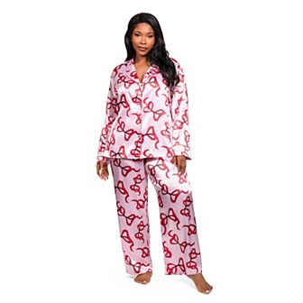 Plus Size Lilac&London 2 pc Pajama Top & Pajama Bottoms Set