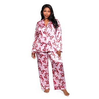 Plus Size Lilac&London 2 pc Pajama Top & Pajama Bottoms Set