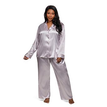 Plus Size Lilac&London 2 pc Pajama Top & Pajama Bottoms Set