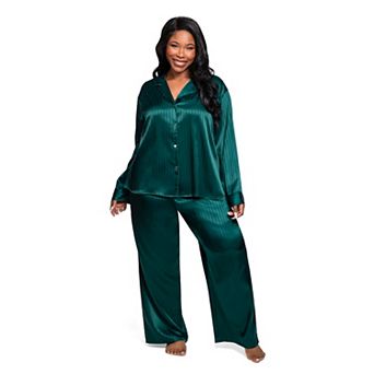 Plus Size Lilac&London 2 pc Pajama Top & Pajama Bottoms Set