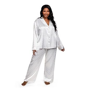 Plus Size Lilac&London 2 pc Pajama Top & Pajama Bottoms Set